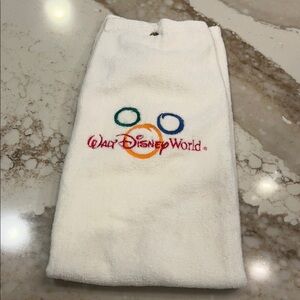 Walt Disney World Vintage White Golf Towel
Never used! Like new!